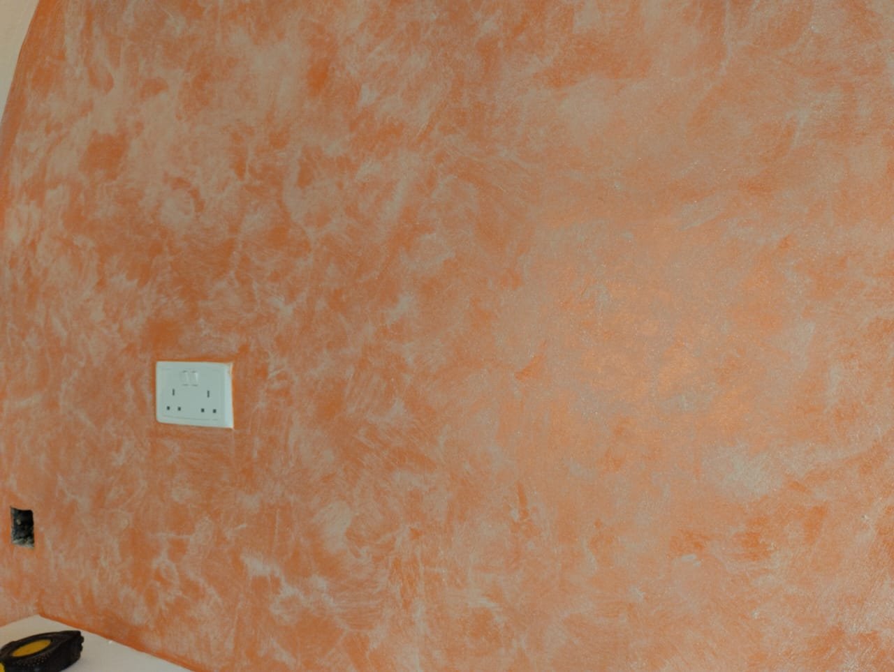 Venetian plaster wall finish